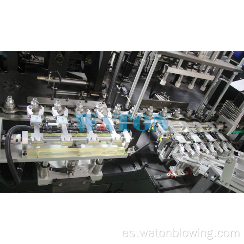 Máquina de soplado de botellas de agua de 4 cavidades con servomotor